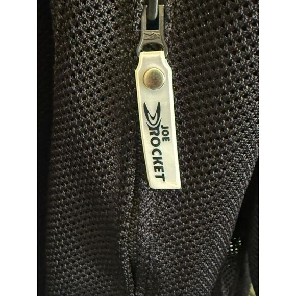 5XL- Joe Rockets Black Motorcycle Jacket Mens Mesh Armored W/O insulated Liner - Picture 7 of 14